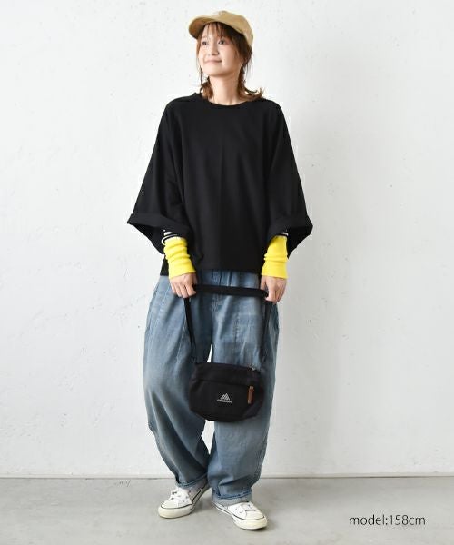 IN THE MARKET｜袖口切替テレコクルーインナー [[08080]][C]