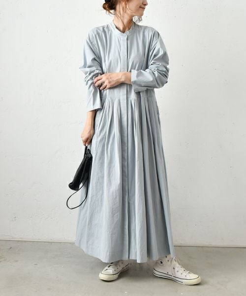 OMEKASI｜タック前開きワンピース [[hag-111]][C] | ma28 ONLINE STORE