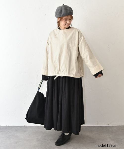 OMEKASI｜タック前開きワンピース [[hag-111]][C] | ma28 ONLINE STORE