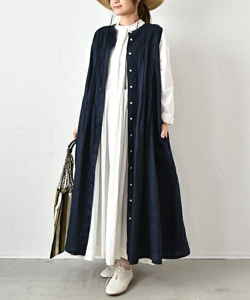 OMEKASI｜タック前開きワンピース [[hag-111]][C] | ma28 ONLINE STORE
