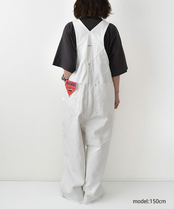 BIC MAC｜カットオフデニムオーバーオール[[BIG-176]][D]