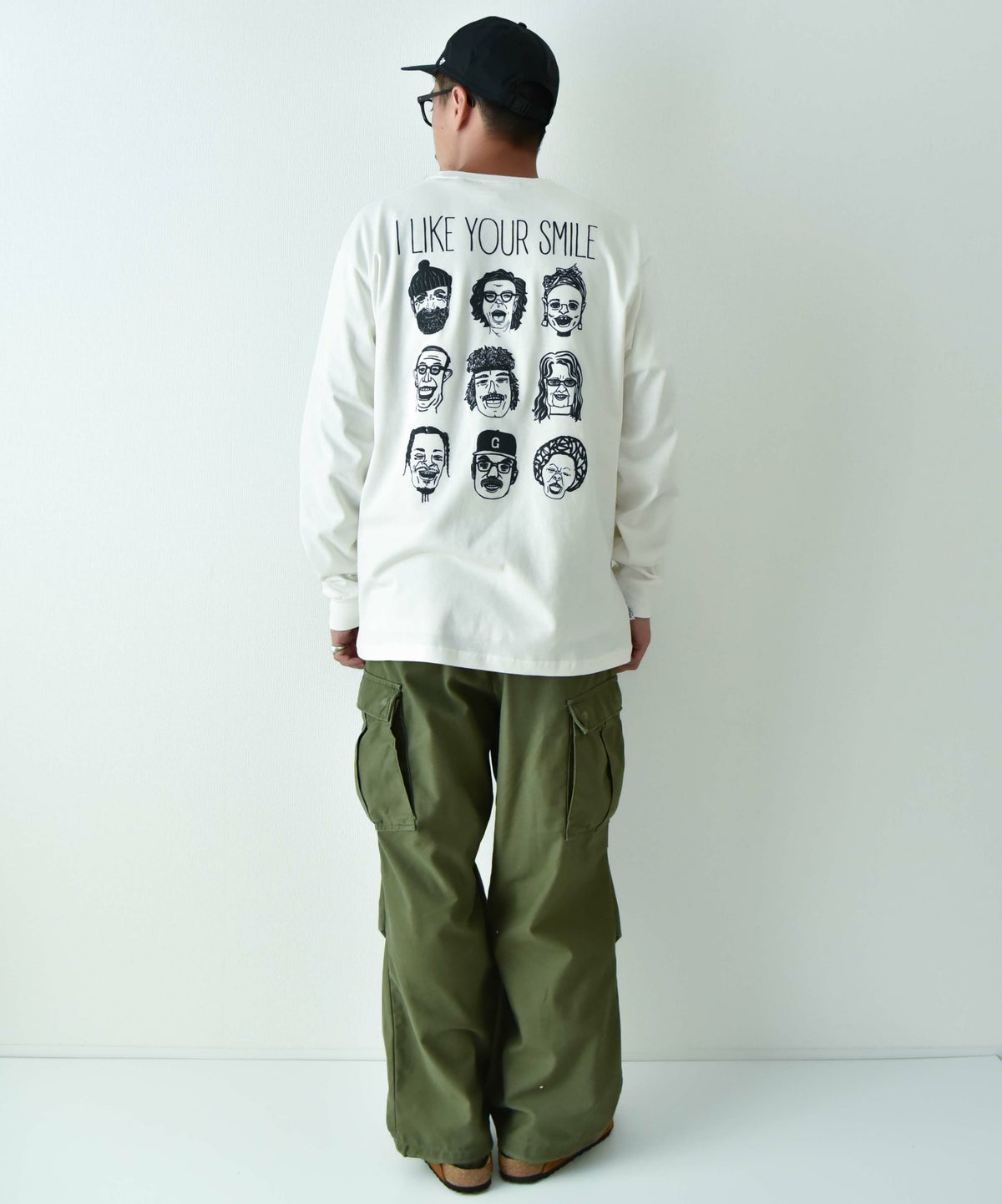 ジムマスター｜7.4oz YOUR SMILE ロンTee [[G421700]][D]