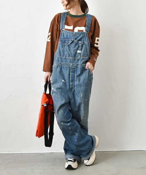 DENIM&DUNGAREE｜8OZデニムオーバーオール [[22480700]][C]