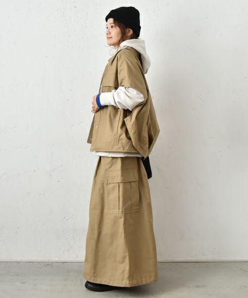 KIFFE｜スリーブレス ミリタリーシャツ [[KF242BS00142]][C]