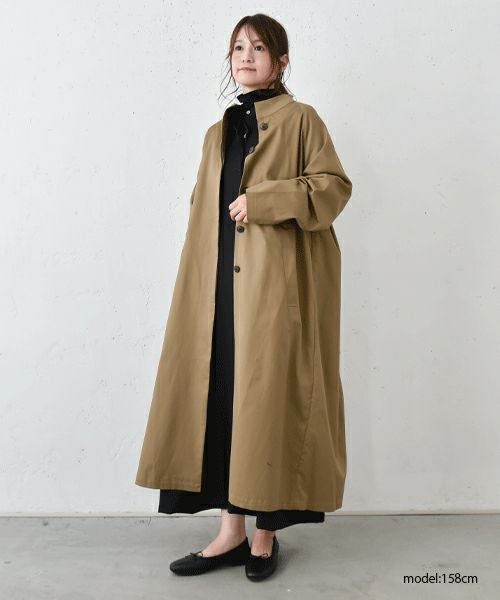 mizuiro ind｜コットンシアーハイネックプルオーバー [[3-210030]][C]