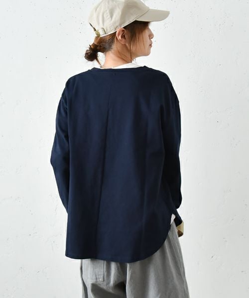 her.｜刺繍長袖カットソー [[CE3CT230801]][C]