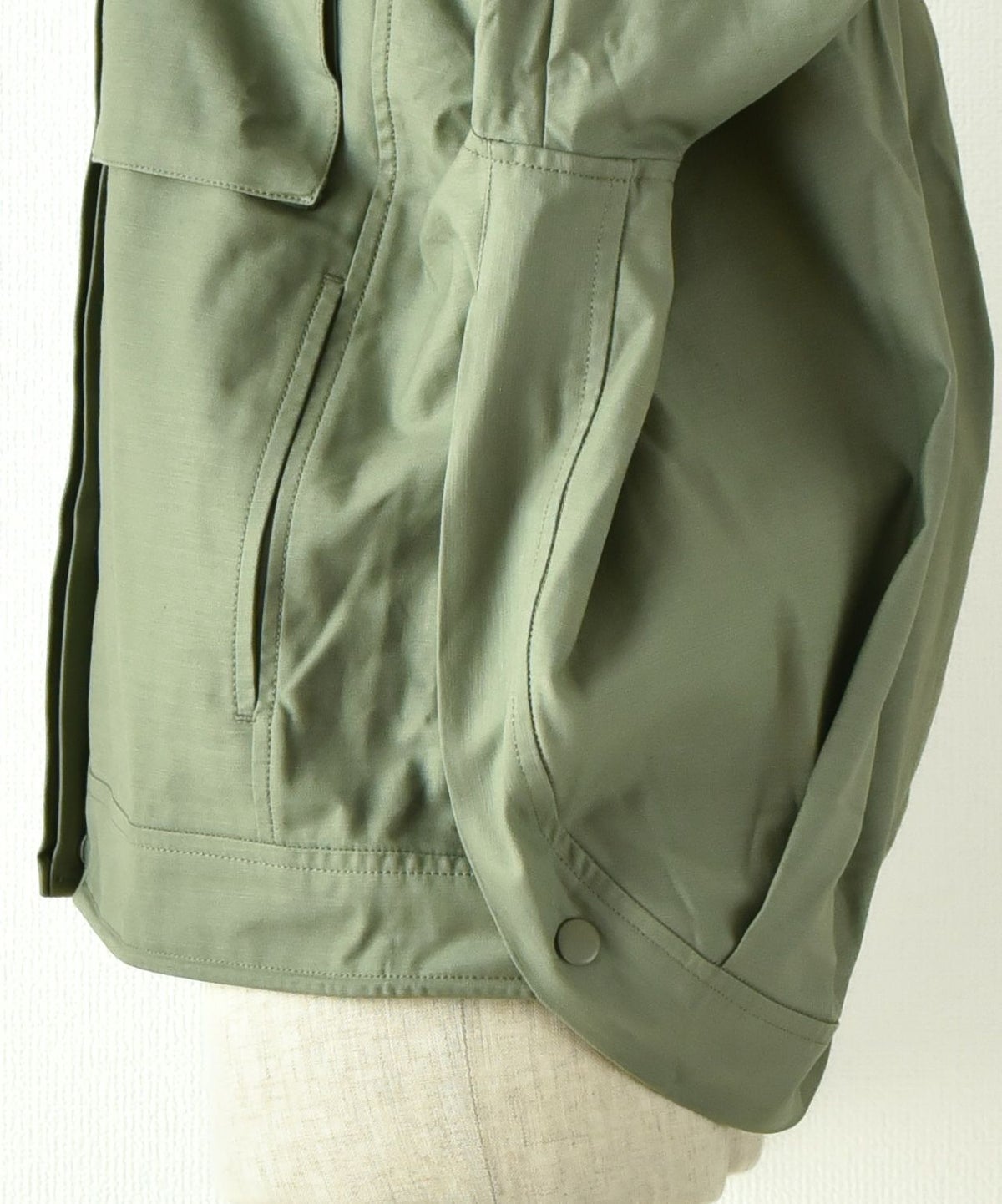 KIFFE｜LONG SLEEVE MILITARY SHIRT [[KF242BS00132]][D]