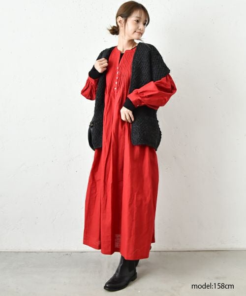 Soi-e｜手編みニットベスト [[750159]][C]