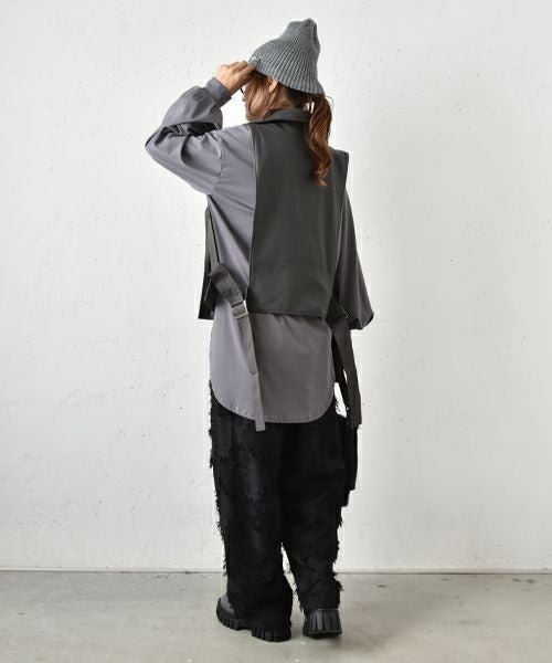 REEED｜エコレザーベスト [[BL000386]][C]