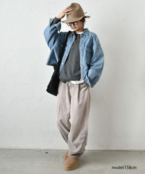 ROSIEE｜星★刺繍ニット [[R071224]][C]