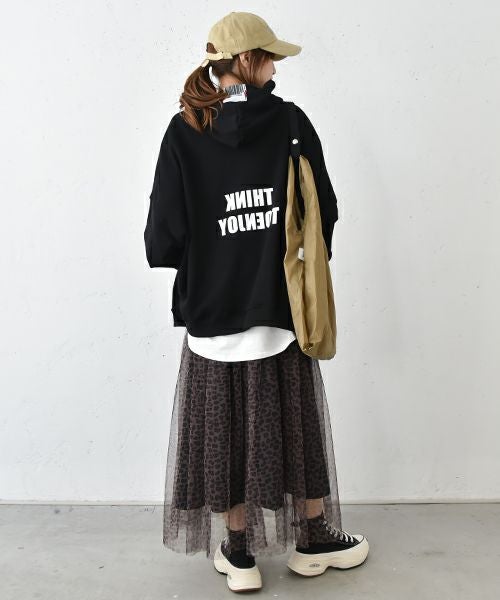 IN THE MARKET｜ワッペン付きフードオーバースウエット [[C-2327]][C]