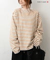 her.｜ボートネックボーダーカットソー [[131282H]][C]