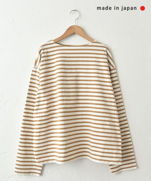  her.｜ボートネックボーダーカットソー [[131282H]]