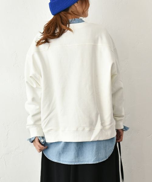 her.｜h.プリントスウェットカットソー [[131283H]][C]