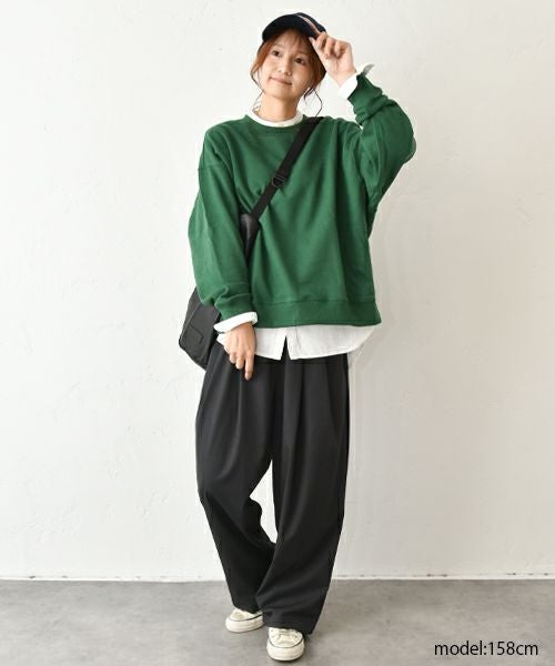 her.｜h.プリントスウェットカットソー [[131283H]][C]