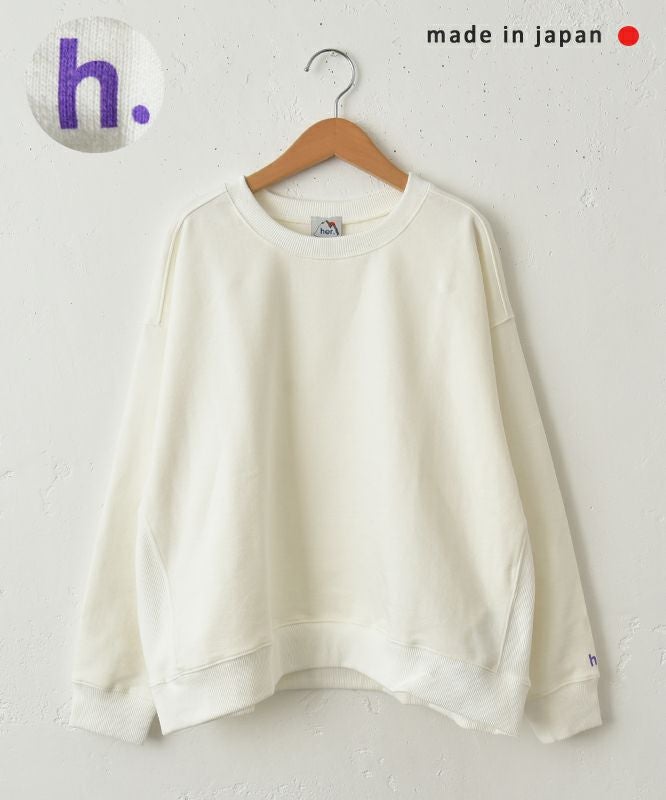 her.｜h.プリントスウェットカットソー [[131283H]][C]