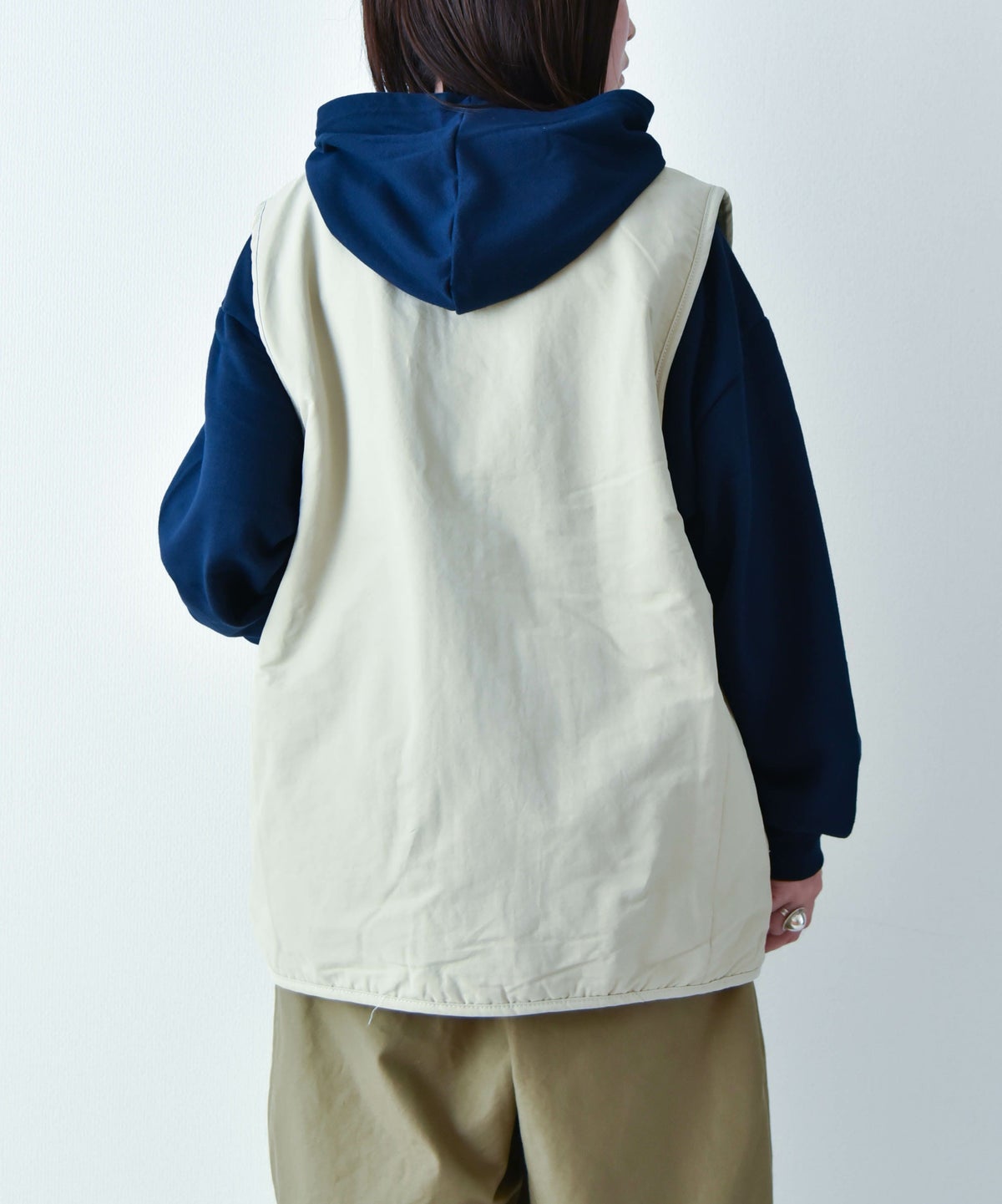 ARMY TWILL｜リバーシブルベスト [[AM-2454002]][D]