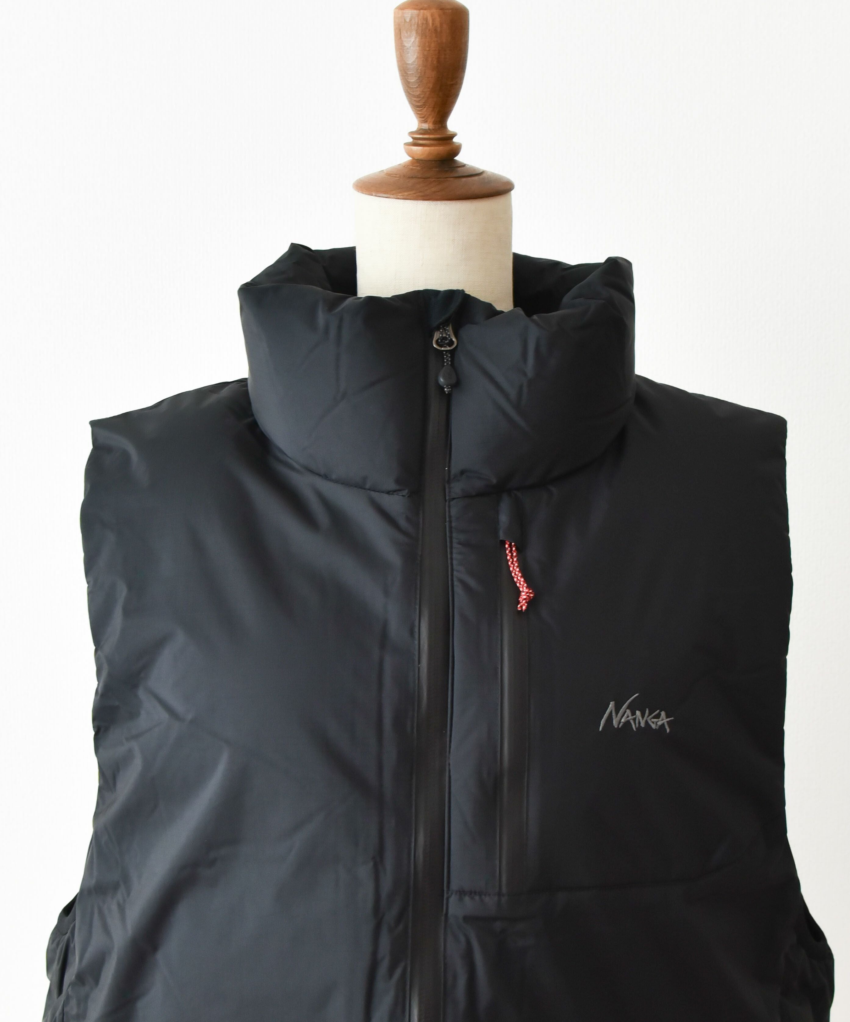 NANGA｜AURORA TEX STAND COLLAR DOWN VEST [[ND2441-1N010-A]][D