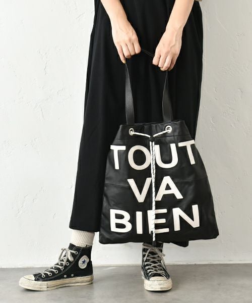 Ampersand｜ロゴ入りレザー2WAYバック [[ER24-W81]][C]