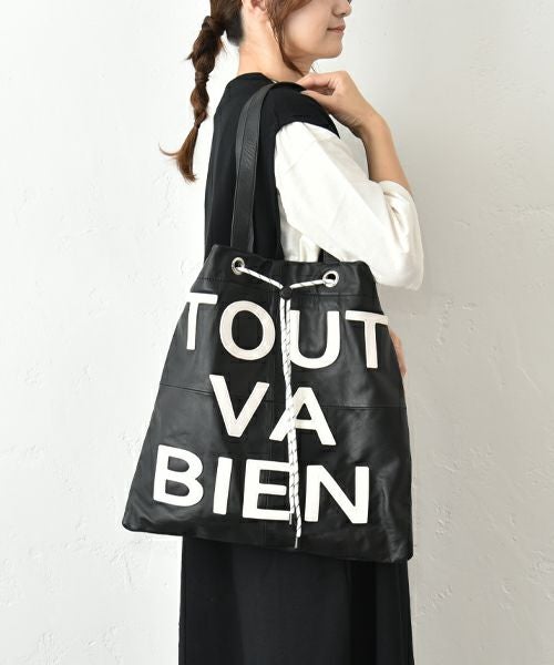 Ampersand｜ロゴ入りレザー2WAYバック [[ER24-W81]][C]