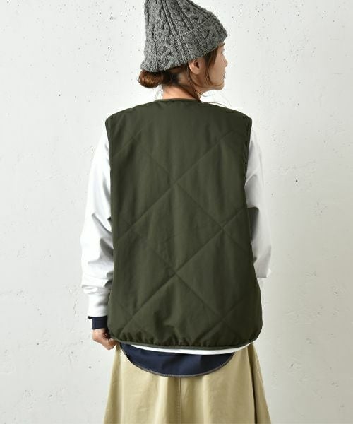 Our.｜ナイロンキルトVベスト [[C-9019]][C] | ma28 ONLINE STORE