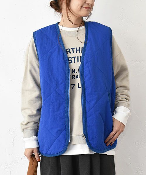 Our.｜ナイロンキルトVベスト [[C-9019]][C] | ma28 ONLINE STORE