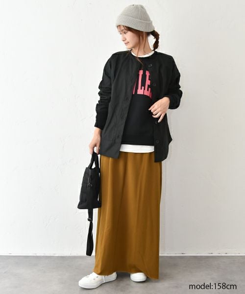 her.｜ロゴ入りスウェットカットソー [[131283-1H]][C]