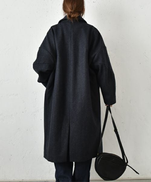 hagumu｜ショールカラーコクーンコート [[hag-119]][C]