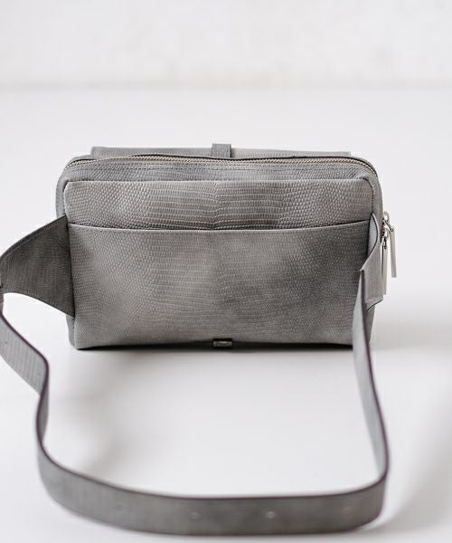 M.U.L｜ホワイトレザーヌバッグ加工ボディバッグ [[MUL013-223039]][F