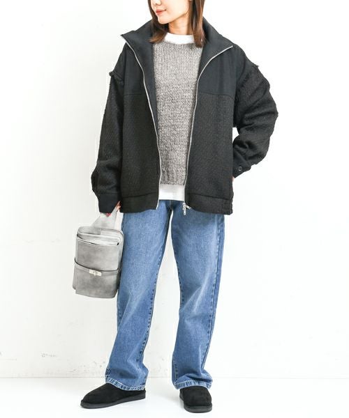 M.U.L｜ホワイトレザーヌバッグ加工ボディバッグ [[MUL013-223039]][F
