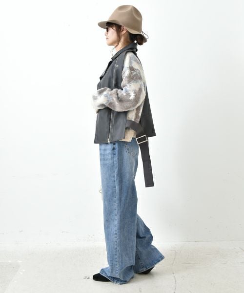 INDIMARK｜ワイドデニム [[WJ167]][C]