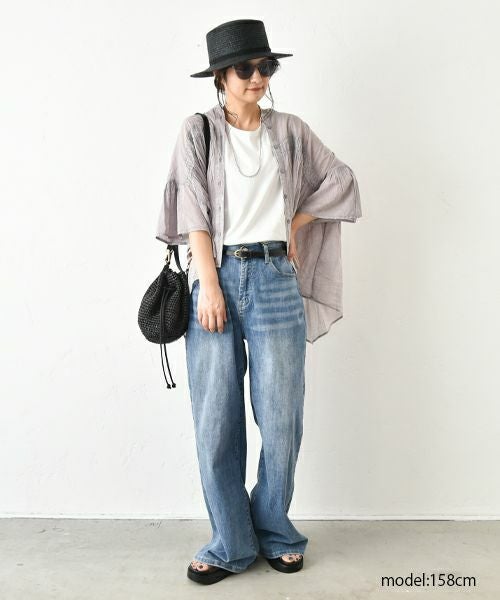 INDIMARK｜ワイドデニム [[WJ167]][C]