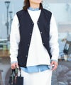 TAION｜ベーシックリバーシブルVネックベスト [[TAION-R001NDBS]][C]