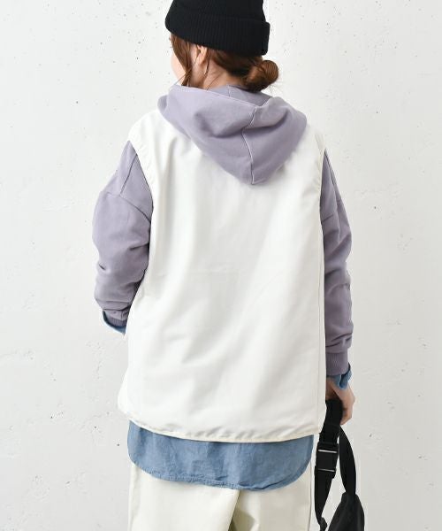 TAION｜ベーシックリバーシブルVネックベスト [[TAION-R001NDBS]][C]