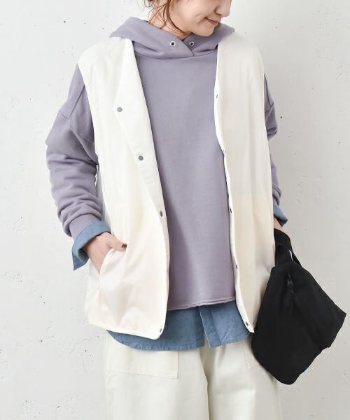 TAION｜ベーシックリバーシブルVネックベスト [[TAION-R001NDBS]][C]