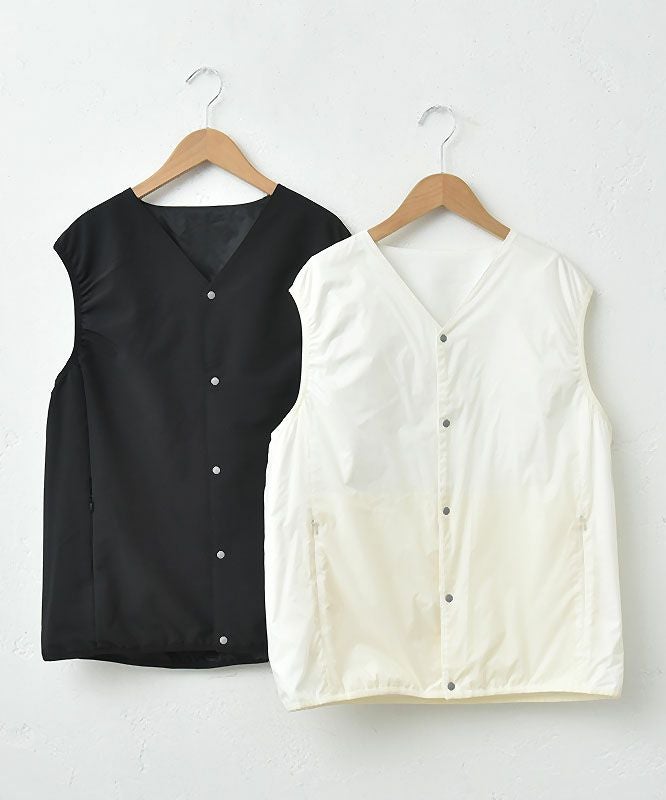  TAION｜ベーシックリバーシブルVネックベスト [[TAION-R001NDBS]][C]