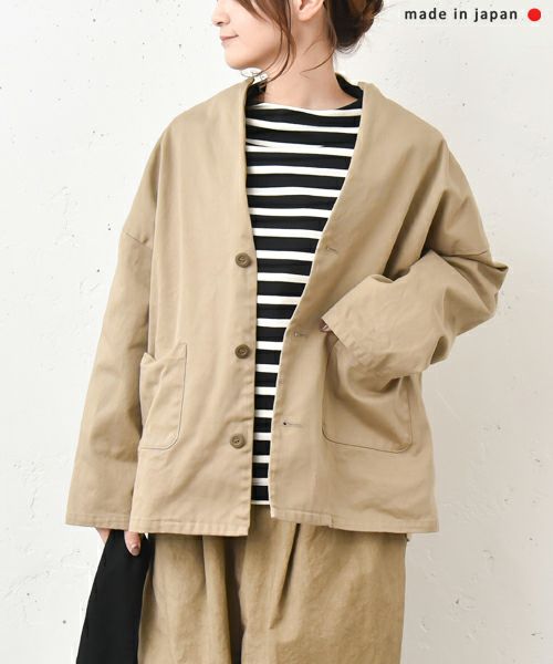 No18｜モックネックジャケット [[CE1JK240903A]][C]