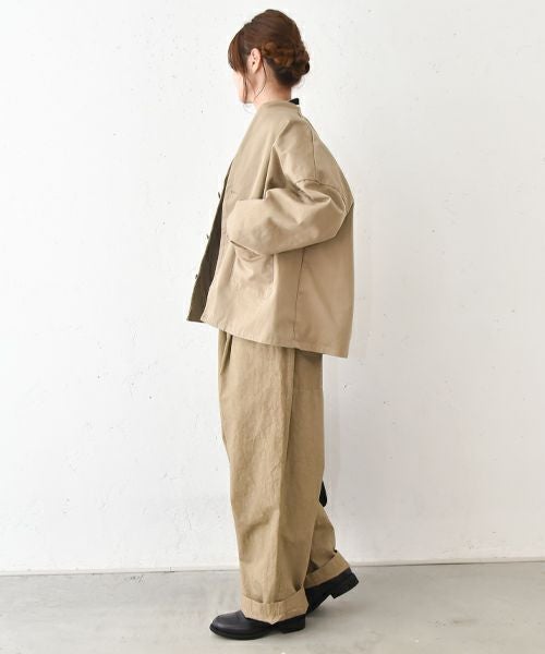 No18｜モックネックジャケット [[CE1JK240903A]][C]