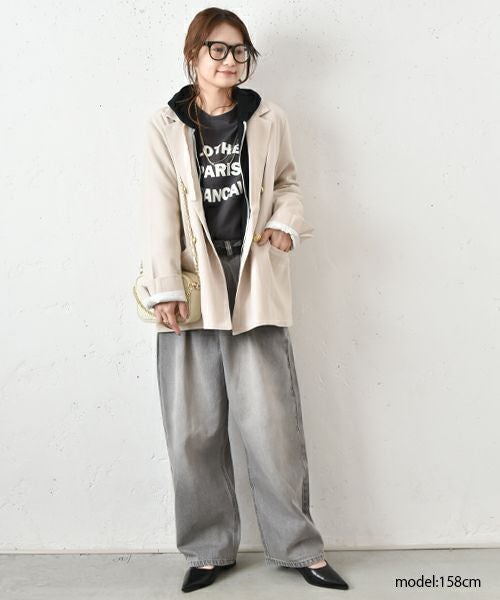 HUMS｜コットンニットパーカー [[MT-0423]][C]