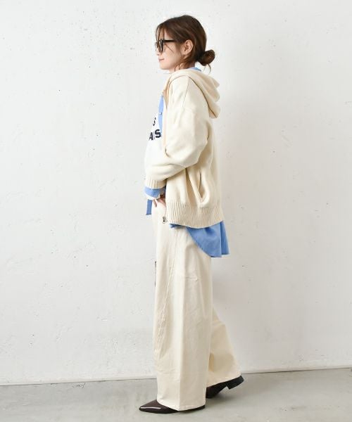 HUMS｜コットンニットパーカー [[MT-0423]][C]