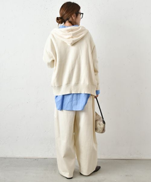 HUMS｜コットンニットパーカー [[MT-0423]][C]