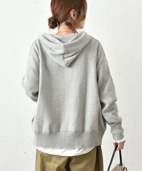 HUMS｜コットンニットパーカー [[MT-0423]][C]