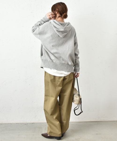 HUMS｜コットンニットパーカー [[MT-0423]][C]