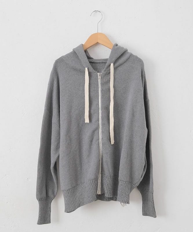  HUMS｜コットンニットパーカー [[MT-0423]][C]