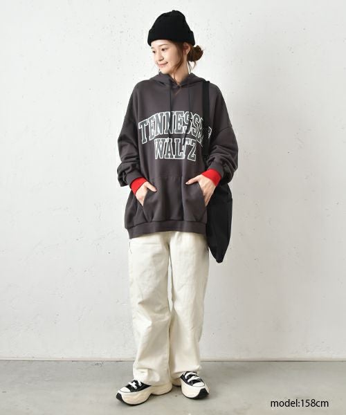  IN THE MARKET｜オーバーロゴスウェットパーカー [[C-2367]][C]