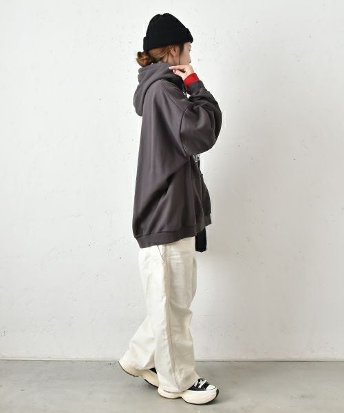  IN THE MARKET｜オーバーロゴスウェットパーカー [[C-2367]][C]