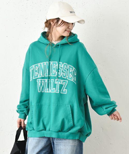  IN THE MARKET｜オーバーロゴスウェットパーカー [[C-2367]][C]