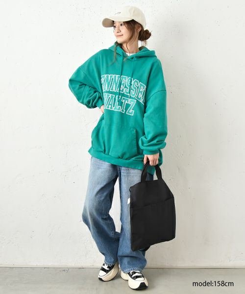  IN THE MARKET｜オーバーロゴスウェットパーカー [[C-2367]][C]