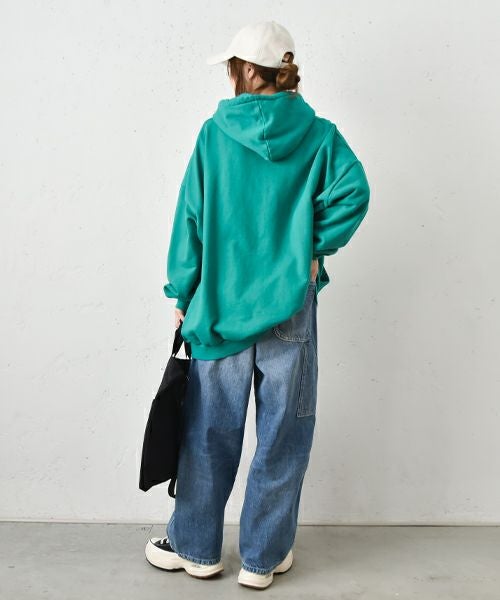  IN THE MARKET｜オーバーロゴスウェットパーカー [[C-2367]][C] IN THE MARKET｜オーバーロゴスウェットパーカー [[C-2367]][C]