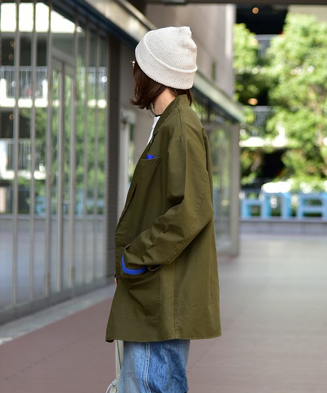  Gives a sense of fullment｜配色テープジャケット [[851330]][C]